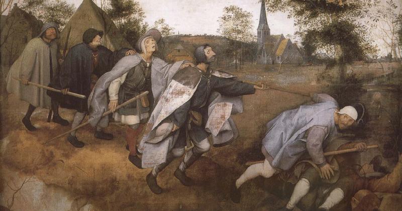 Pieter Bruegel Blind oil painting picture